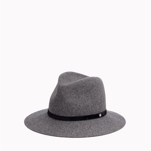 Rag & Bone Floppy Brim Fedora in Charcoal